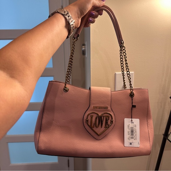 Love Moschino Dusty Rose Shoulder Bag - Picture 13 of 15